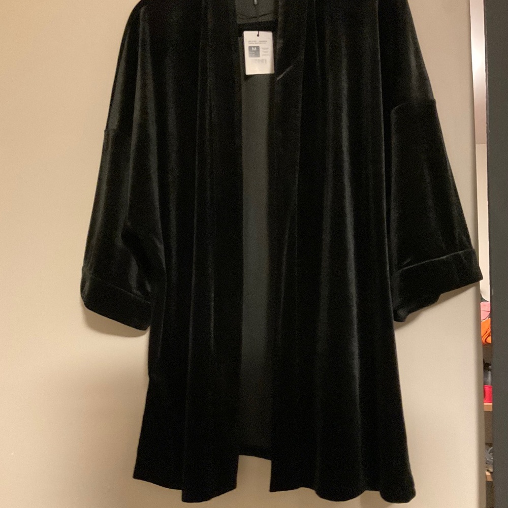 New OLSEN velour jacket in size medium.